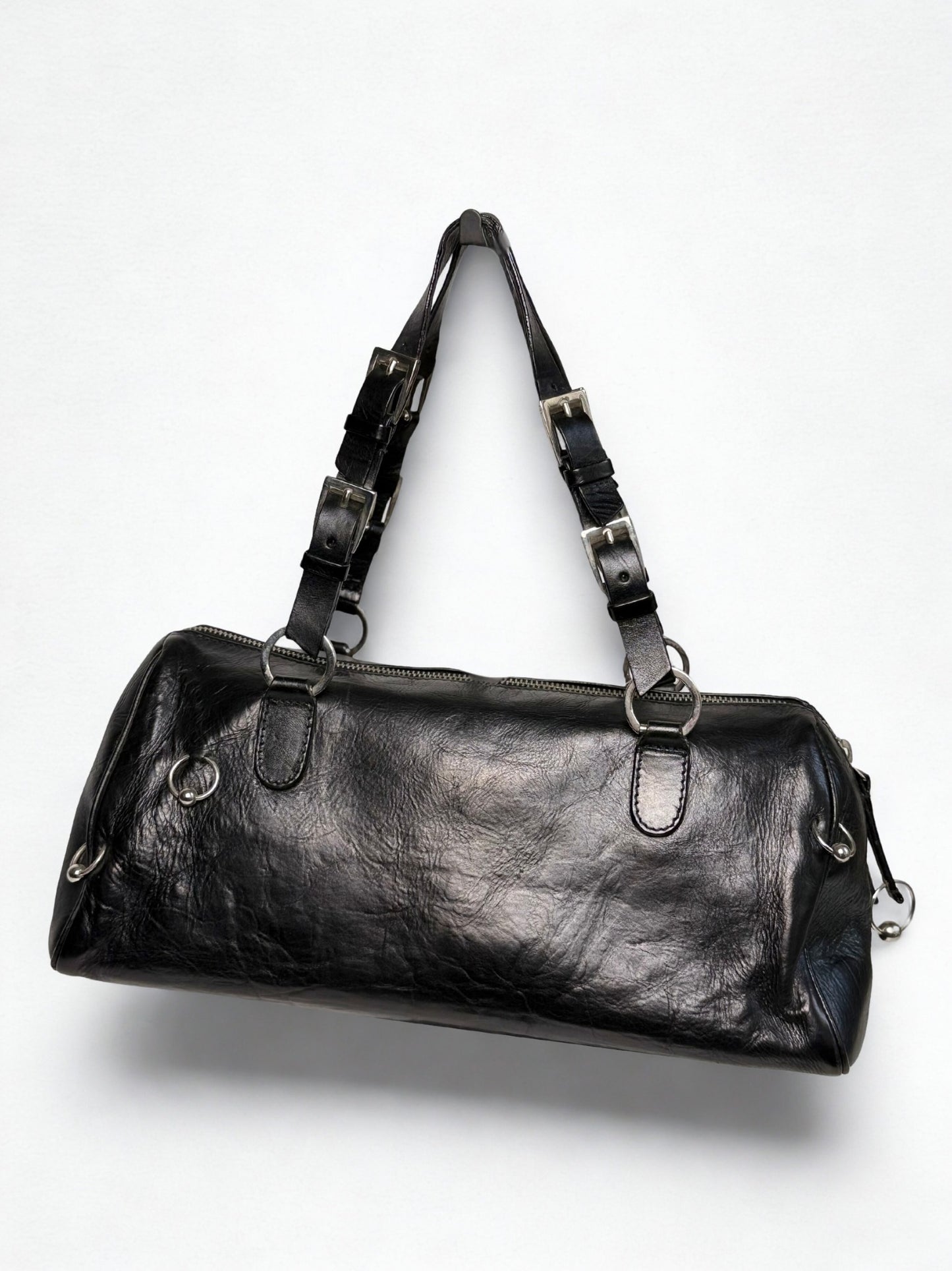 Vintage Christian Dior Hardcore Pierced Boston Bag
