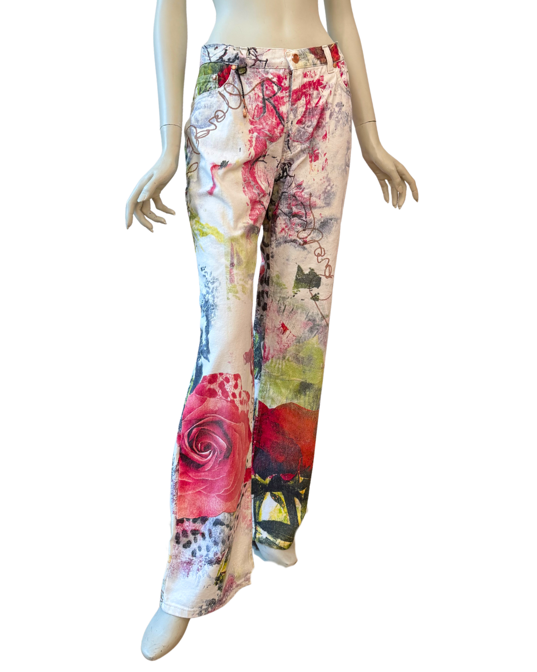 Vintage Roberto Cavalli Printed Jeans