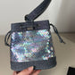 Chanel Sequin Denim Bucket Bag