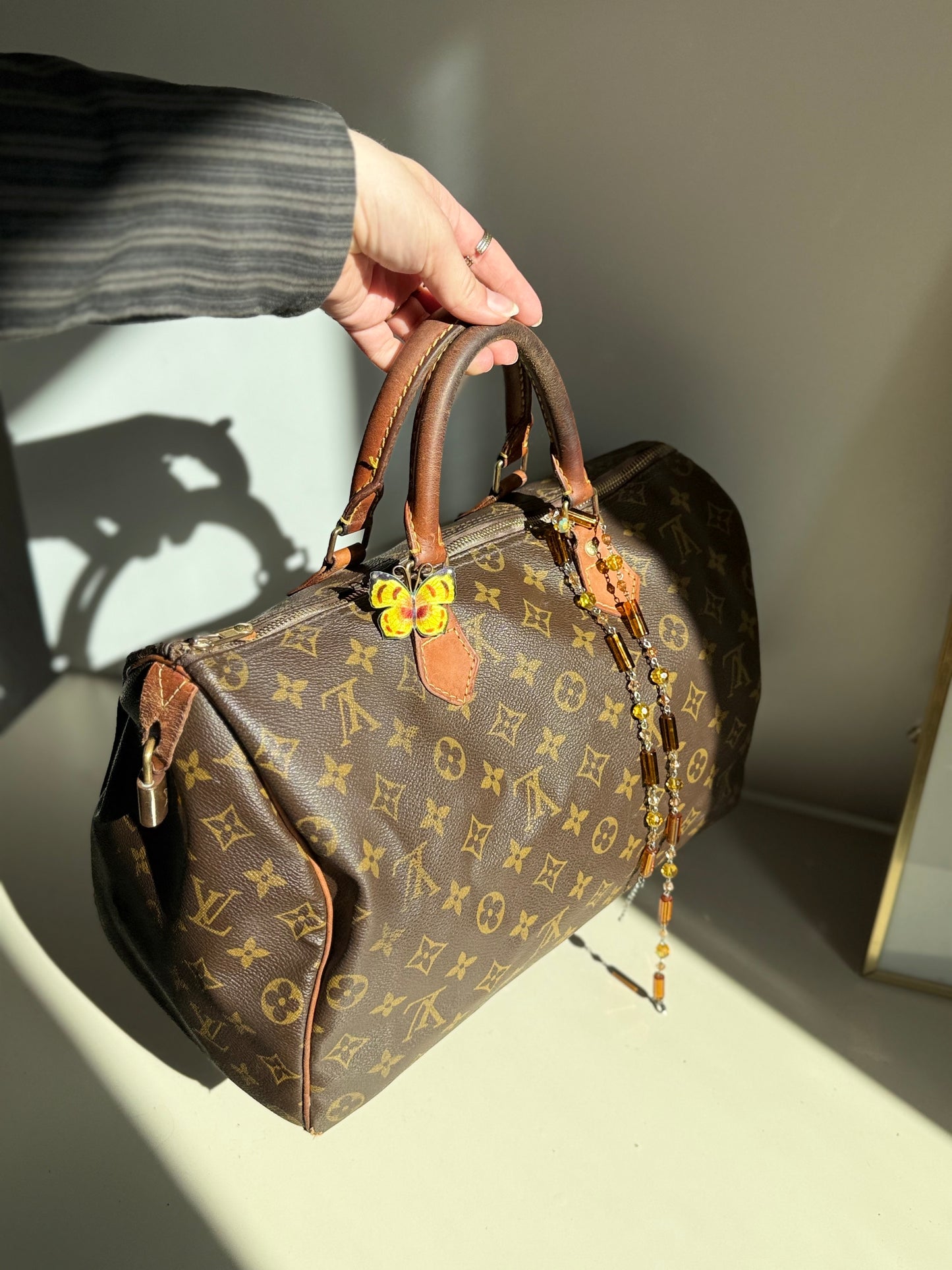 Louis Vuitton Customized Speedy 35 Monogram Bag