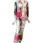 Vintage Roberto Cavalli printed Leather Jacket Rose Leo