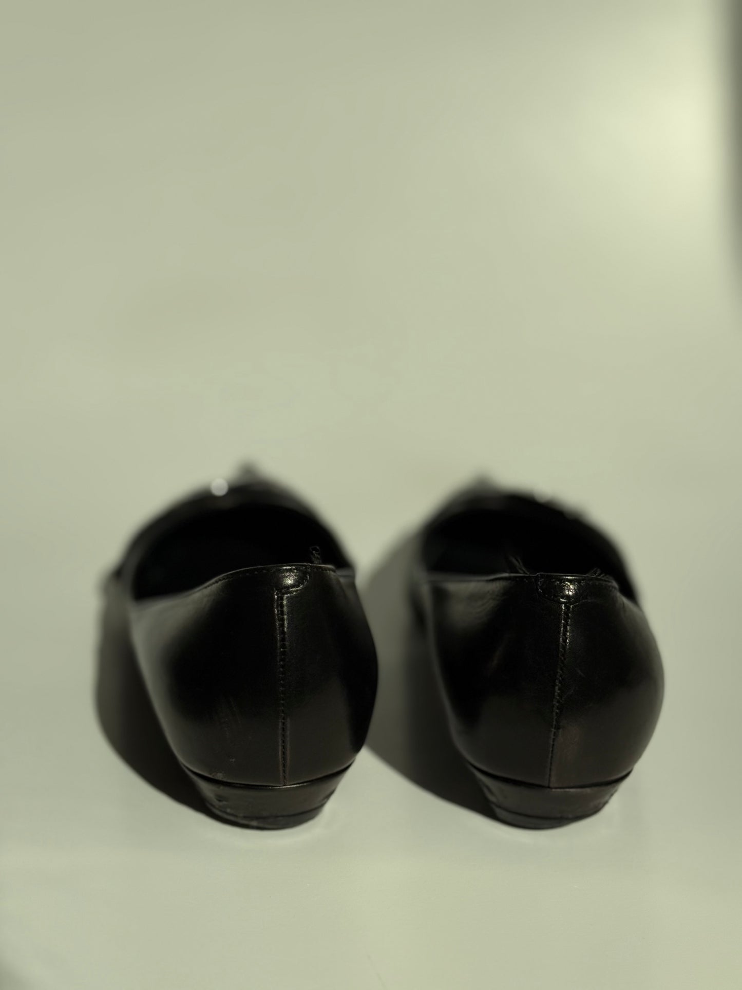 Dior flats black pointed toe 37,5