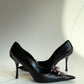 Christian Dior Black & Pink Bow Pointed-Toe Pumps, EU 39