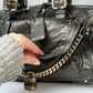 Vintage Chloé Paddington Black Leather Bag with Padlock