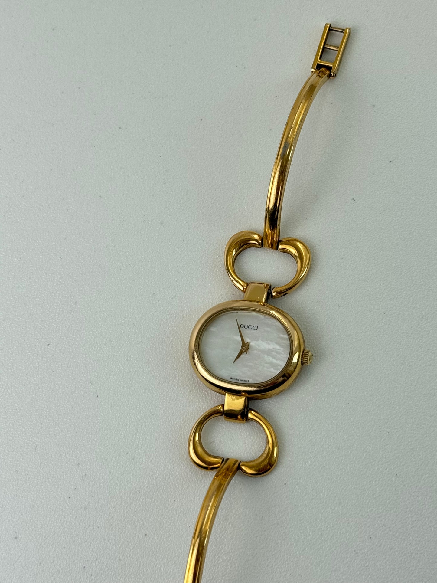 Vintage Gucci Swiss Made Gold-Tone Bangle Watch