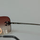 Chanel Vintage Rimless Sunglasses rhinestones – Model 4017D C12489