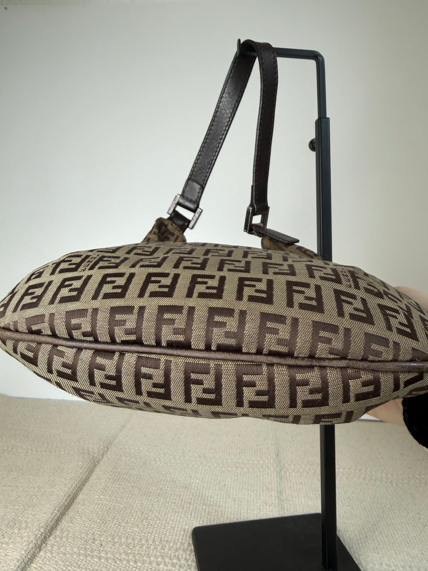Vintage Fendi Zucchino hobo shoulder bag