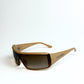 Vintage Chanel Shield Sunglasses Nude 5103 C710/13 with Case