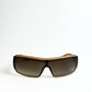 Vintage Chanel Shield Sunglasses Nude 5103 C710/13 with Case