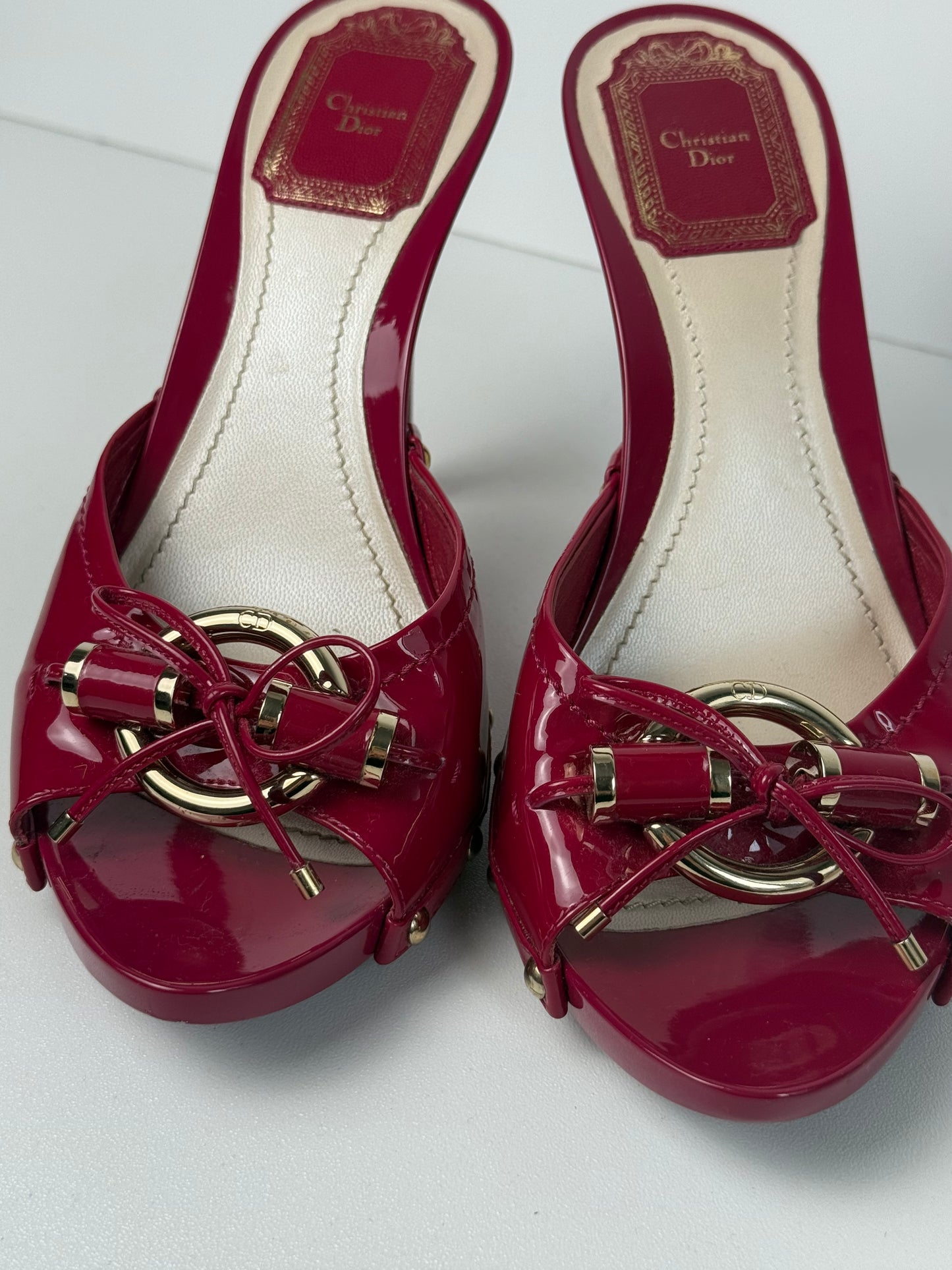 Vintage Christian Dior mules 37