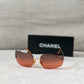 Chanel Rimless Ombre Sunglasses Red