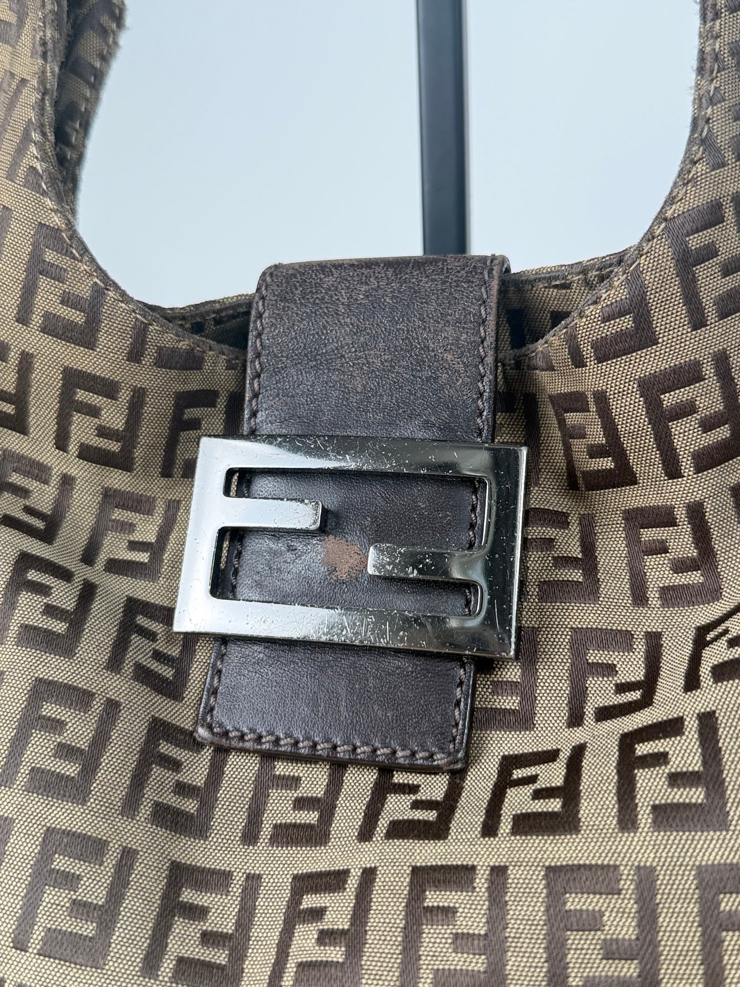 Vintage Fendi Zucchino hobo shoulder bag