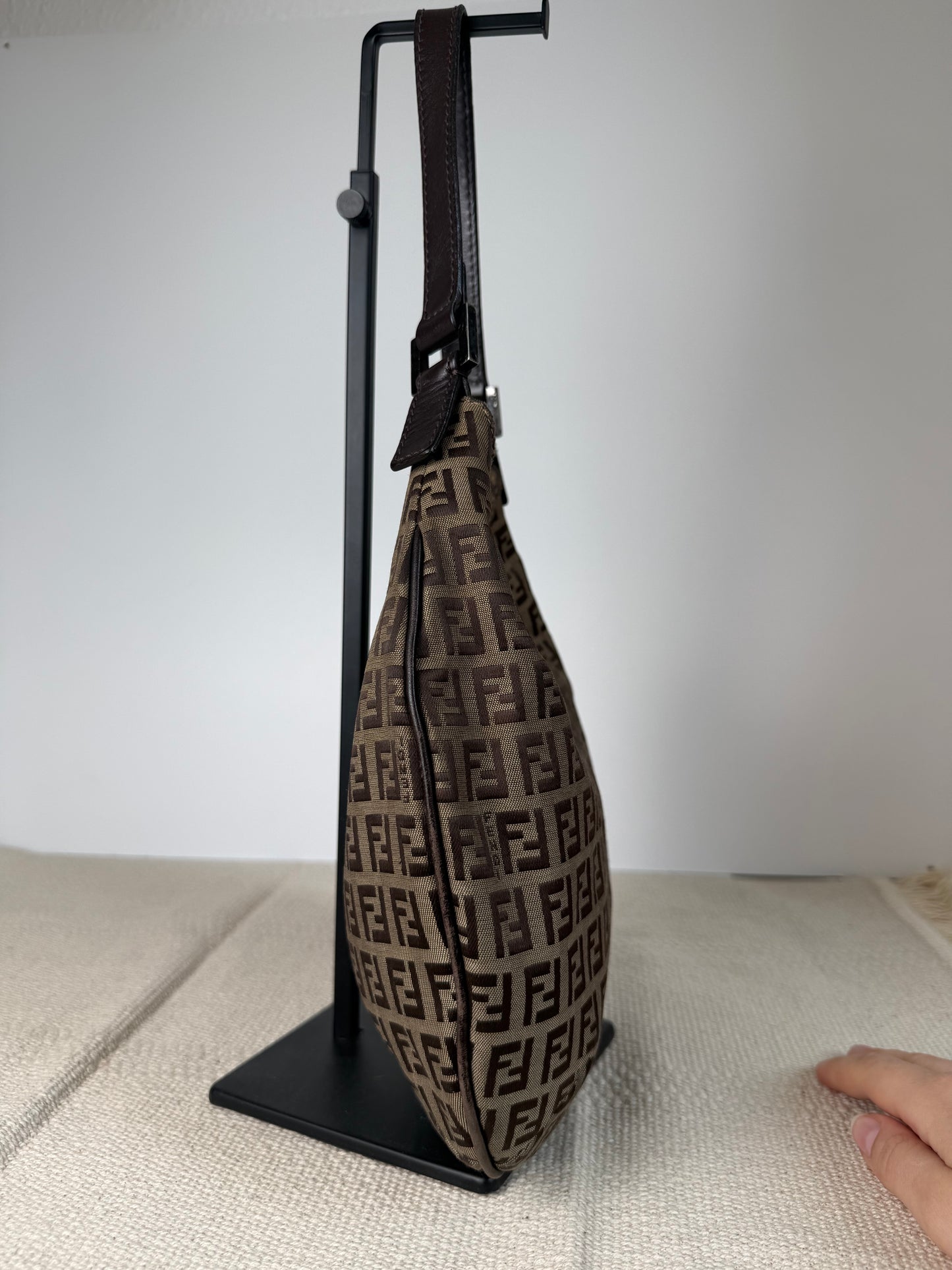 Vintage Fendi Zucchino hobo shoulder bag
