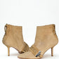 Vintage Christian Dior Ankle Boots beige suede
