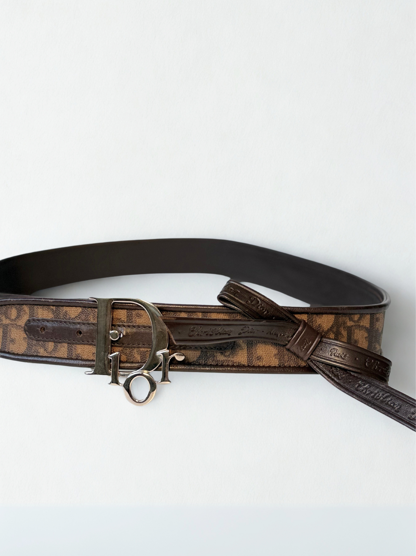 Christian Dior Diorissimo Belt with bow – Size 90