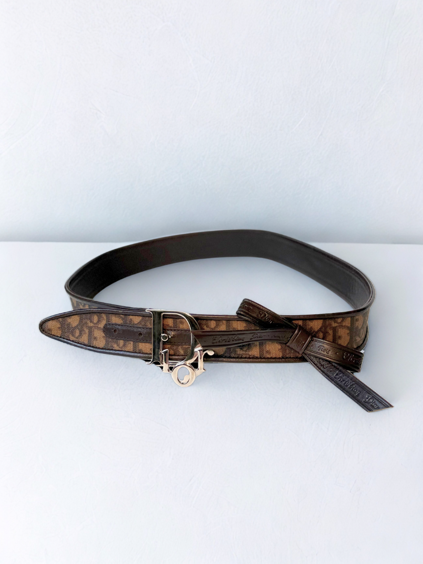 Christian Dior Diorissimo Belt with bow – Size 90