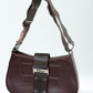 Dior 'Columbus' Shoulder Bag in Brown Leather with Silver Hardware