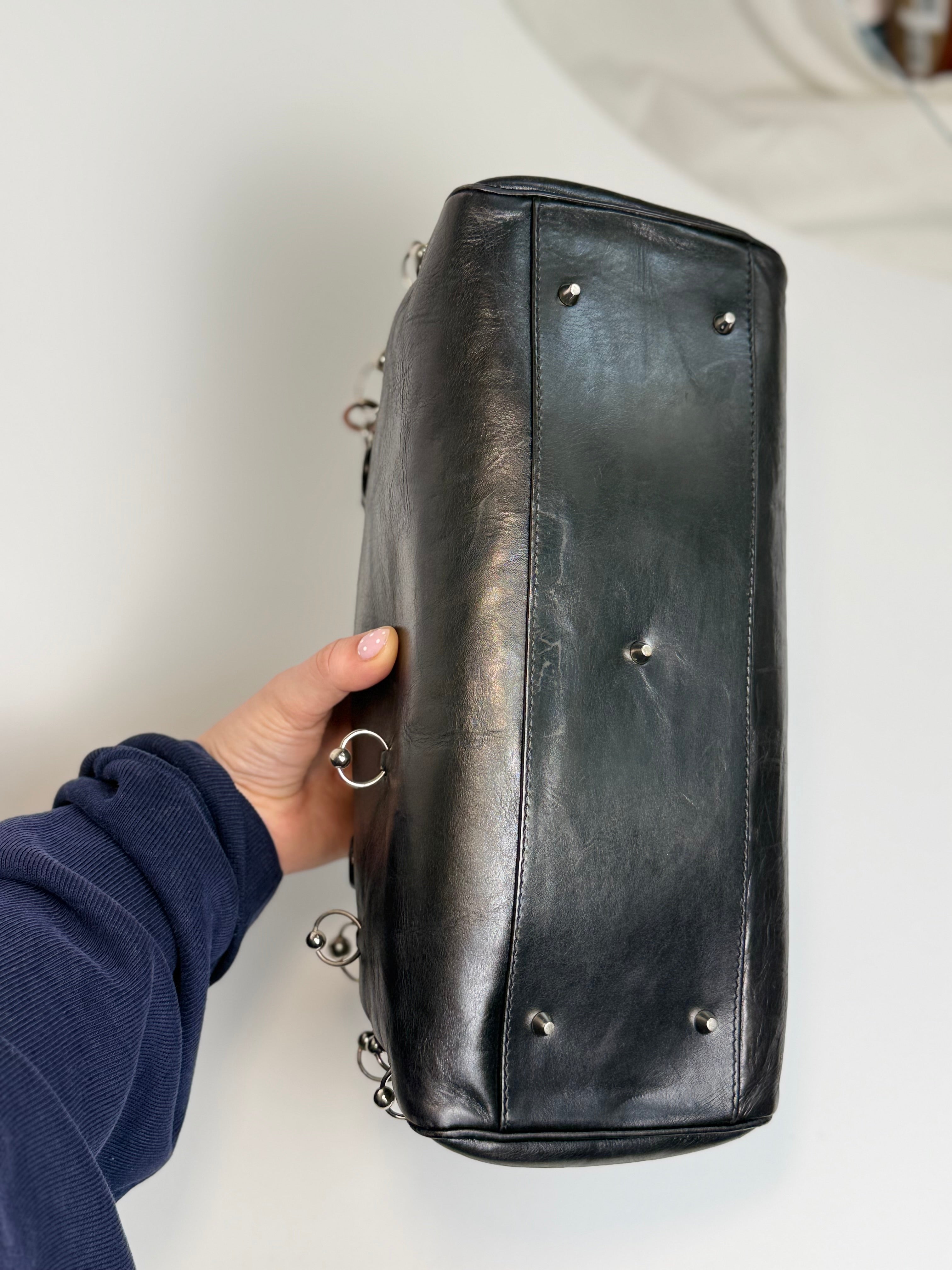 Vintage Christian Dior Hardcore Pierced Boston Bag – cleo select