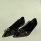 Dior flats black pointed toe 37,5