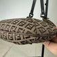Vintage Fendi Zucchino hobo shoulder bag