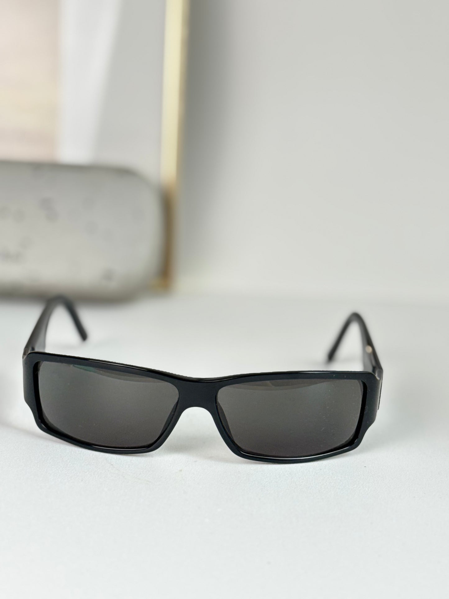 Vintage Dior Shiny 2 Sunglasses – Black