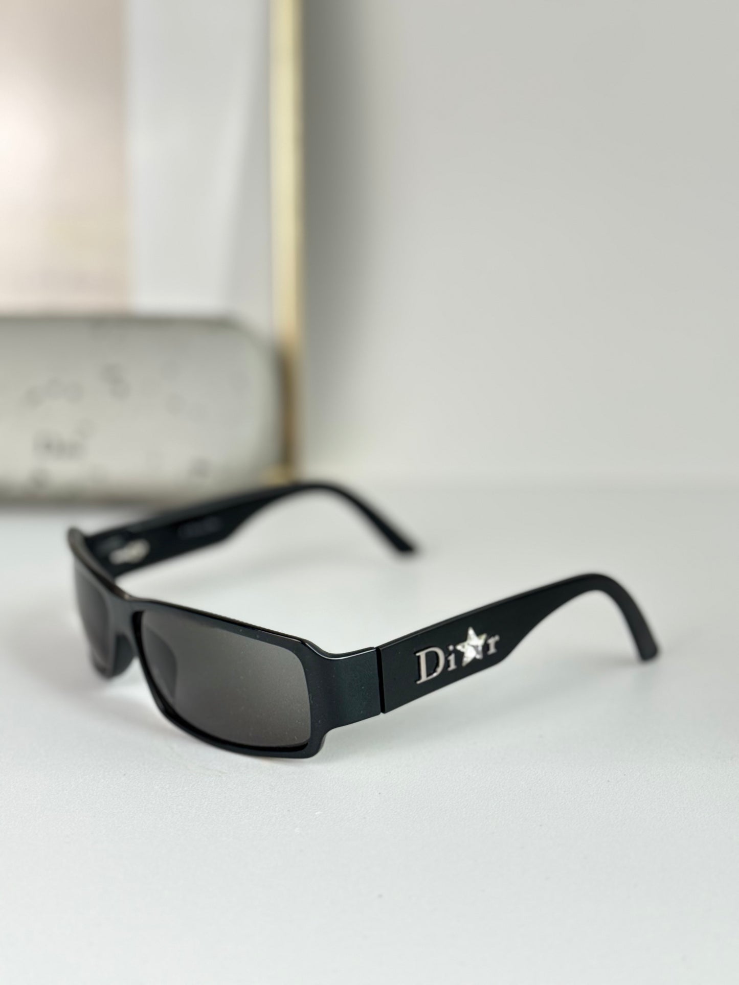 Vintage Dior Shiny 2 Sunglasses – Black