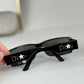 Vintage Dior Shiny 2 Sunglasses – Black