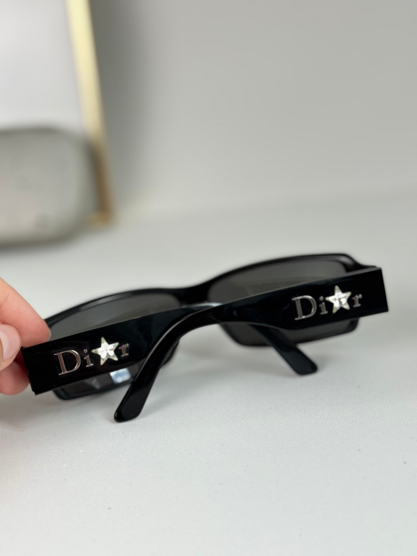 Vintage Dior Shiny 2 Sunglasses – Black