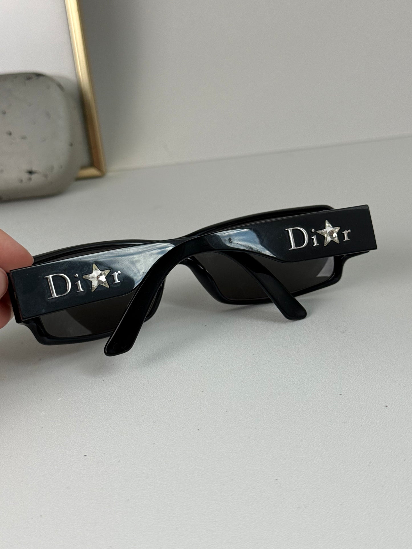 Vintage Dior Shiny 2 Sunglasses – Black