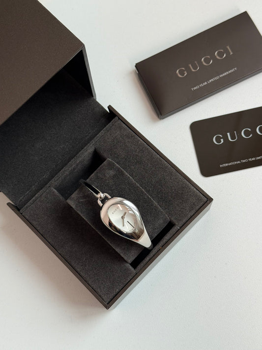 Vintage Gucci Horsebit Bangle Watch – Teardrop Design