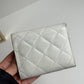 Vintage Chanel Cambon Wallet – White / Black