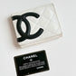 Vintage Chanel Cambon Wallet – White / Black
