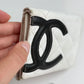 Vintage Chanel Cambon Wallet – White / Black