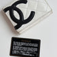 Vintage Chanel Cambon Wallet – White / Black