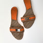 Vintage Dior Sandalen – Oblique Monogram – Größe 38,5