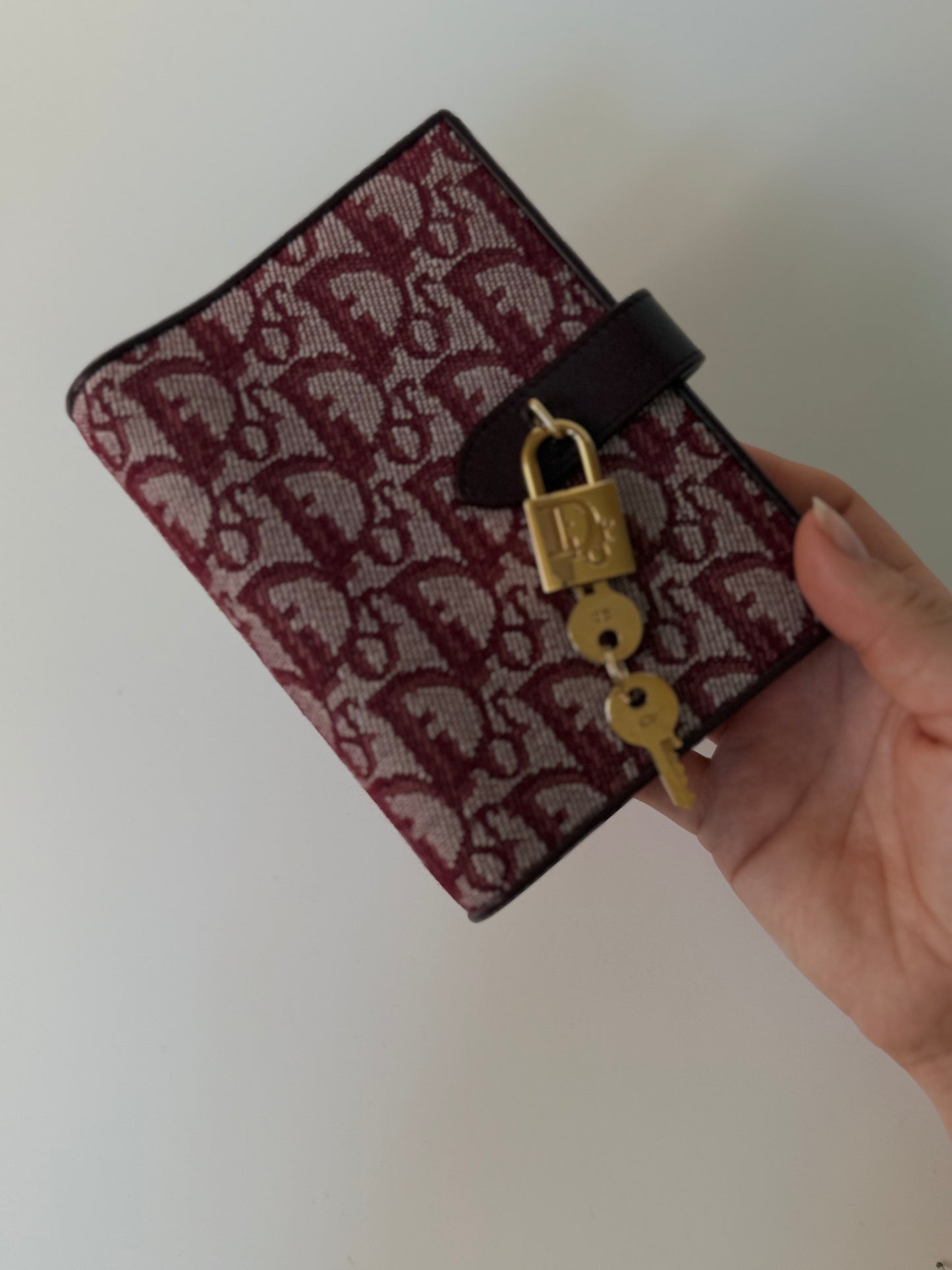 Vintage Christian Dior Agenda Cover – Oblique Canvas