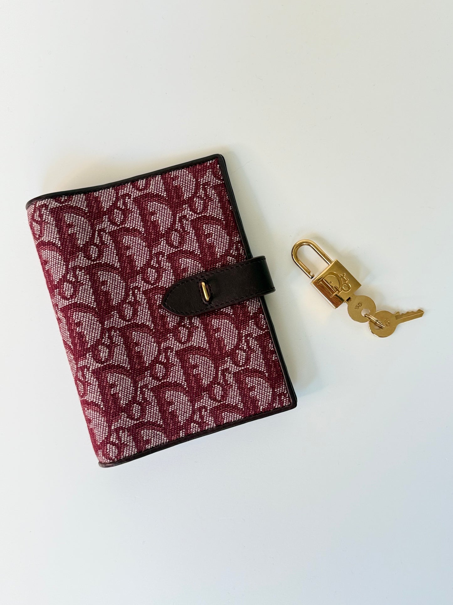 Vintage Christian Dior Agenda Cover – Oblique Canvas