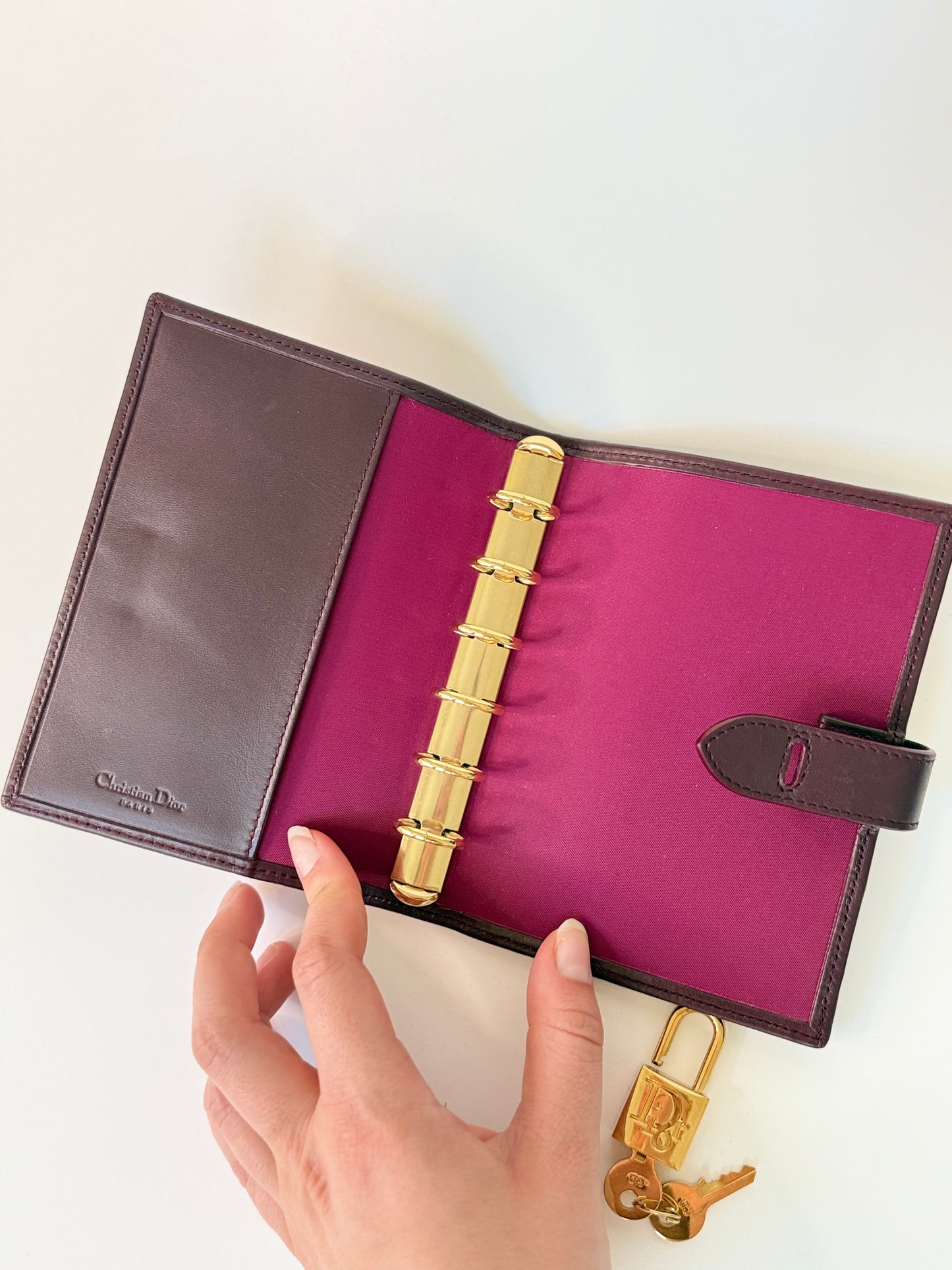 Vintage Christian Dior Agenda Cover – Oblique Canvas