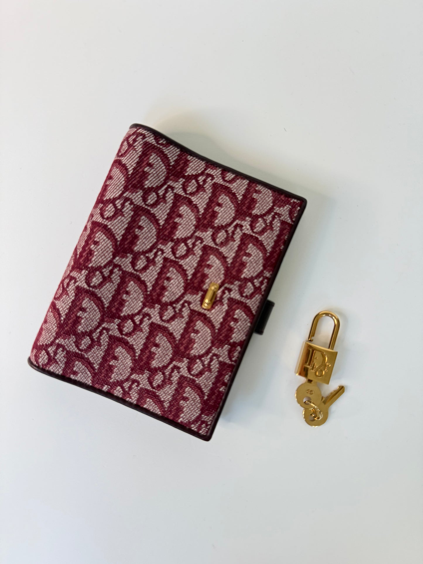 Vintage Christian Dior Agenda Cover – Oblique Canvas