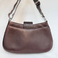 Dior 'Columbus' Shoulder Bag in Brown Leather with Silver Hardware