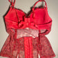 Lingerie Top mit Blumen Stickerei
