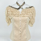 Vintage Off-Shoulder Just Cavalli Blouse