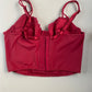 Rotes Corset Top aus Spitze 80A