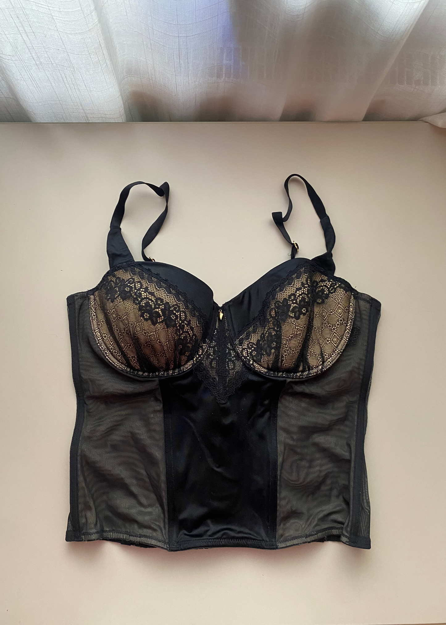 Schwarze Corsage 85 B-C
