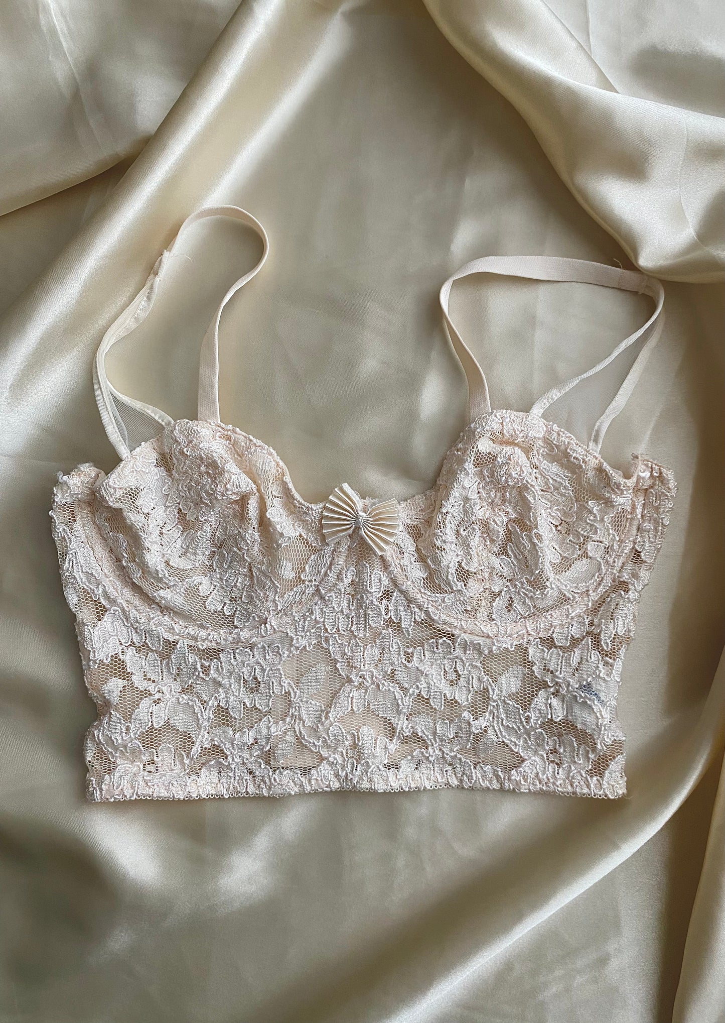 Vintage Bustier aus Spitze 75B