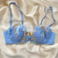 Vintage BH Blau mit gelben Details 75B