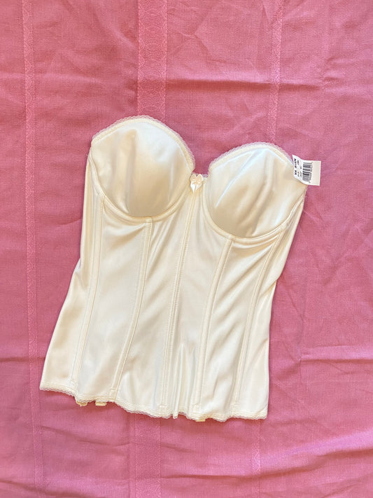 Vintage Korsett Creme Weiß 70C