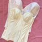 Vintage Korsett Creme Weiß 70C