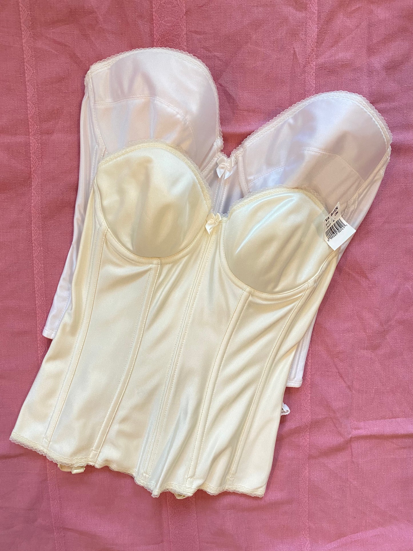 Vintage Korsett Creme Weiß 70C