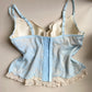 Babyblaues Corset top 80-85B